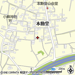 群馬県藤岡市本動堂355-3周辺の地図