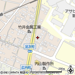 群馬県館林市足次町1187周辺の地図