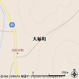 石川県小松市大杉町周辺の地図