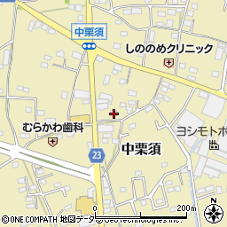 群馬県藤岡市中栗須274-4周辺の地図