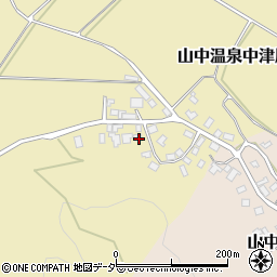 石川県加賀市山中温泉中津原町ハ97周辺の地図