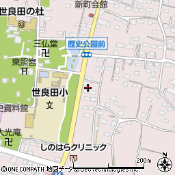 茂木自動車・世良田周辺の地図