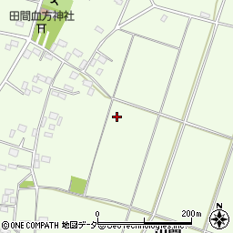 栃木県小山市田間周辺の地図