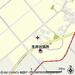 栃木県小山市生良447周辺の地図