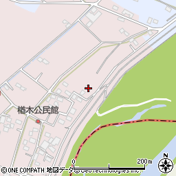 栃木県小山市楢木61周辺の地図