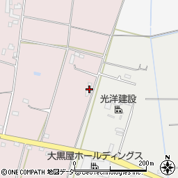 栃木県小山市東黒田128-2周辺の地図