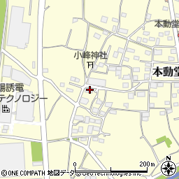 群馬県藤岡市本動堂349-1周辺の地図