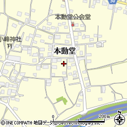 群馬県藤岡市本動堂356周辺の地図