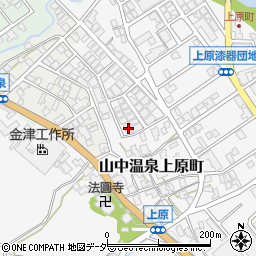 石川県加賀市山中温泉上原町カ178周辺の地図