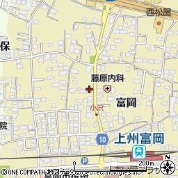 富岡小沢郵便局 ＡＴＭ周辺の地図