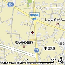 群馬県藤岡市中栗須287-1周辺の地図