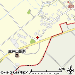 栃木県小山市生良202周辺の地図