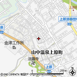 石川県加賀市山中温泉上原町カ179周辺の地図