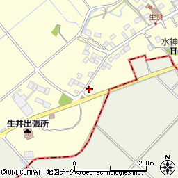 栃木県小山市生良197周辺の地図