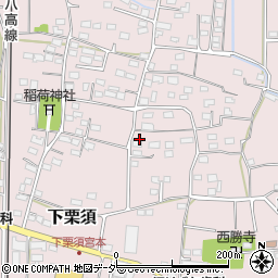 群馬県藤岡市下栗須1046-1周辺の地図