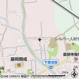 群馬県藤岡市下栗須902-2周辺の地図