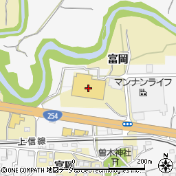ケーズデンキ富岡店周辺の地図