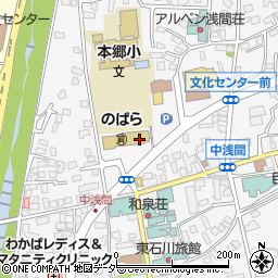 松本市　本郷地区福祉ひろば周辺の地図