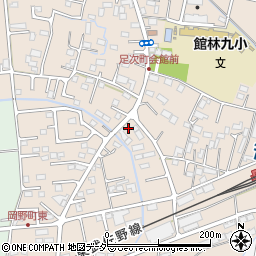 群馬県館林市足次町103-3周辺の地図