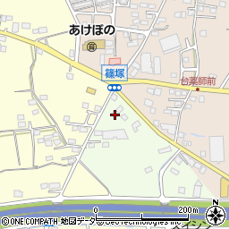 群馬県藤岡市下大塚450-2周辺の地図