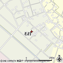 群馬県邑楽郡邑楽町石打75周辺の地図