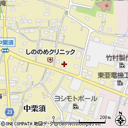 群馬県藤岡市中栗須487-2周辺の地図