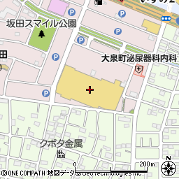 カインズ大泉店周辺の地図