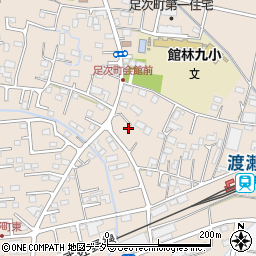 群馬県館林市足次町101-3周辺の地図