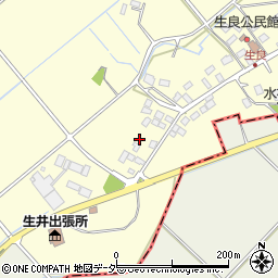栃木県小山市生良1015周辺の地図