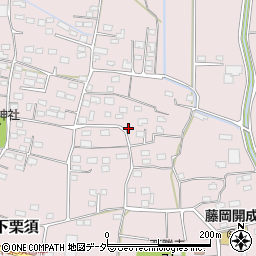 群馬県藤岡市下栗須1035-3周辺の地図