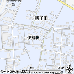 長野県佐久市新子田伊勢林周辺の地図