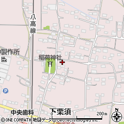 群馬県藤岡市下栗須1109-1周辺の地図