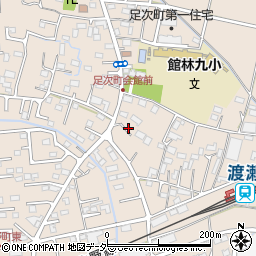 群馬県館林市足次町94周辺の地図