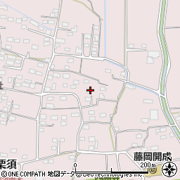 群馬県藤岡市下栗須1037-1周辺の地図