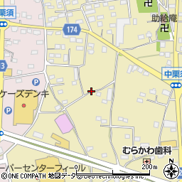 群馬県藤岡市中栗須429周辺の地図