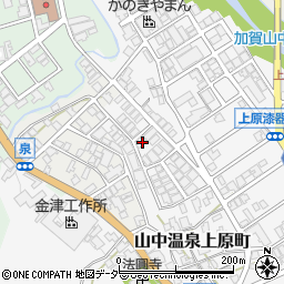 石川県加賀市山中温泉上原町カ188周辺の地図