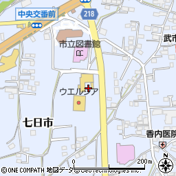 トヨタカローラ高崎　富岡七日市店周辺の地図