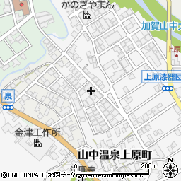 石川県加賀市山中温泉上原町カ186周辺の地図