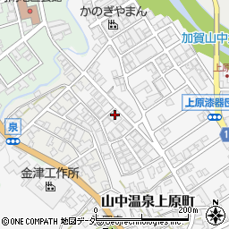 石川県加賀市山中温泉上原町カ189周辺の地図