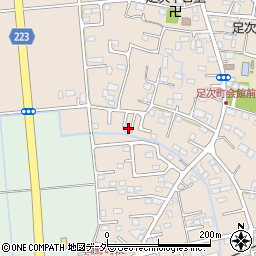 群馬県館林市足次町293-3周辺の地図