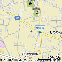 群馬県藤岡市中栗須290周辺の地図