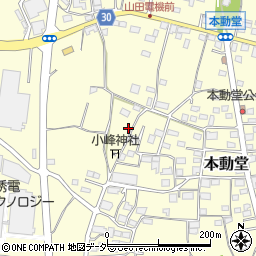 群馬県藤岡市本動堂849周辺の地図