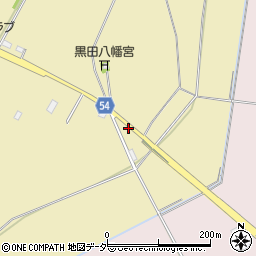 栃木県小山市西黒田243周辺の地図