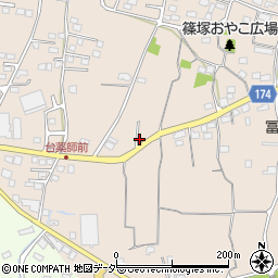 群馬県藤岡市篠塚269周辺の地図