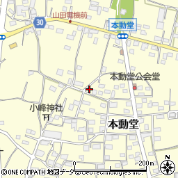 群馬県藤岡市本動堂401-1周辺の地図