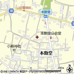 群馬県藤岡市本動堂401-5周辺の地図