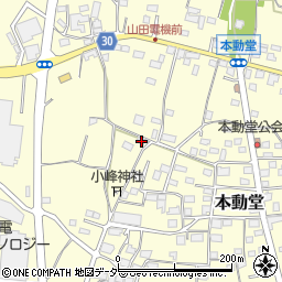 群馬県藤岡市本動堂849-1周辺の地図