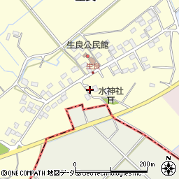 栃木県小山市生良378周辺の地図