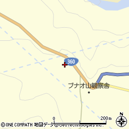 石川県白山市尾添（イ）周辺の地図