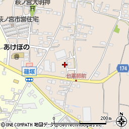 群馬県藤岡市篠塚549-13周辺の地図